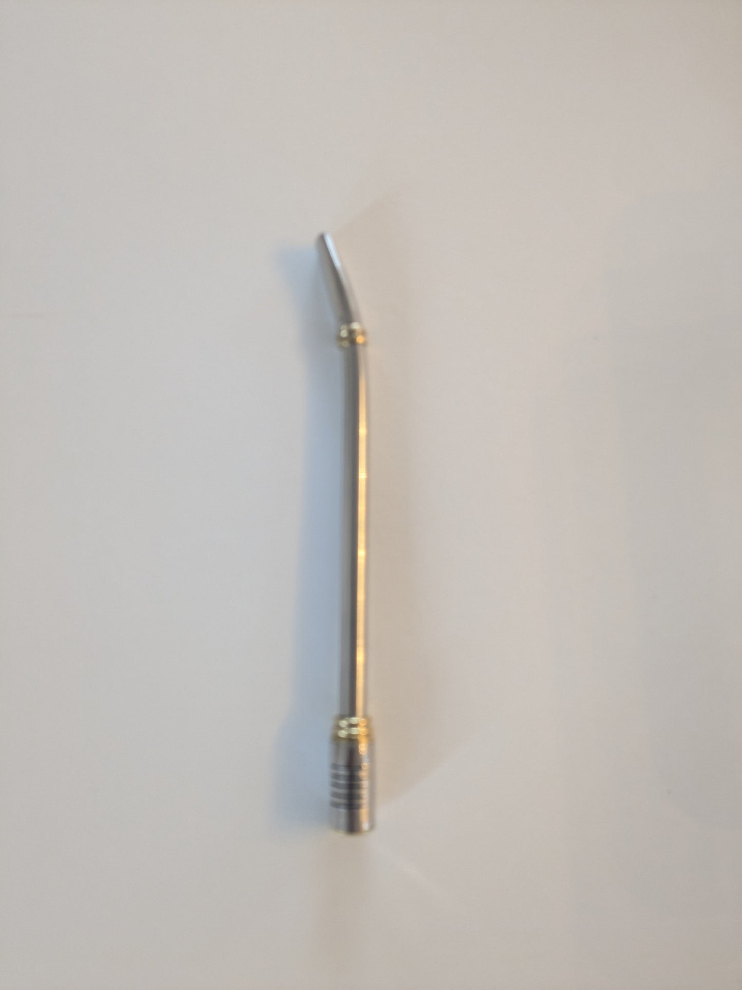 Bombilla Hexagonal acero inoxidable 14cm - Der Kleine Markt