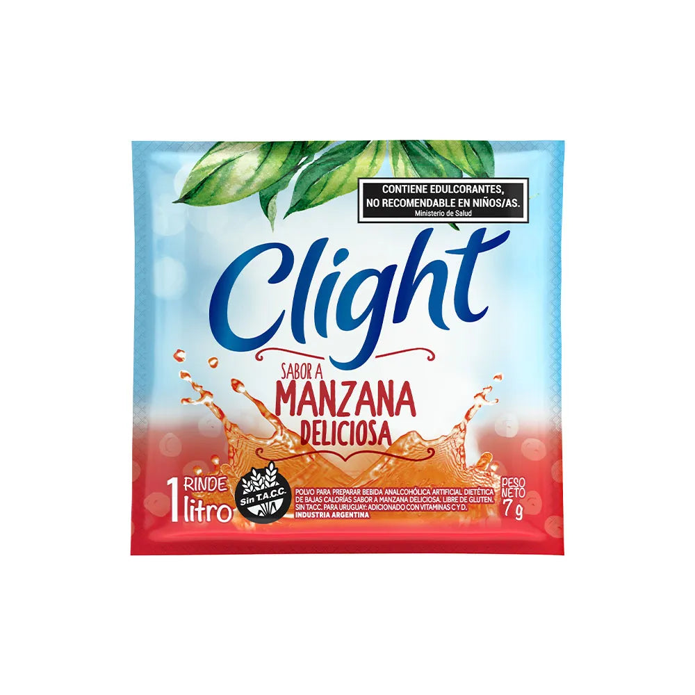 Jugo Clight Manzana Deliciosa – Sabor Refrescante, Bajo en Calorías