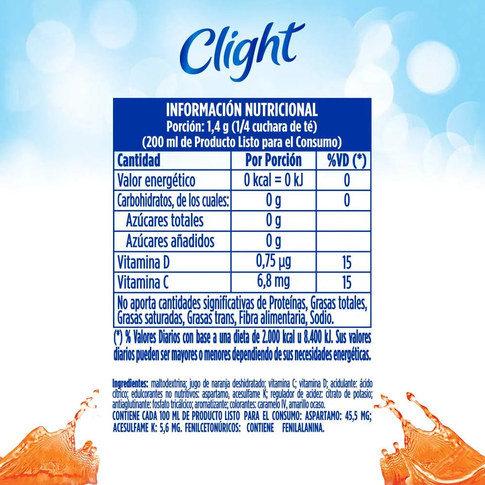 Jugo Clight Manzana Deliciosa – Sabor Refrescante, Bajo en Calorías