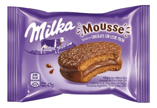Alfajor Milka Mousse – Chocolate con Relleno Cremoso de Argentina