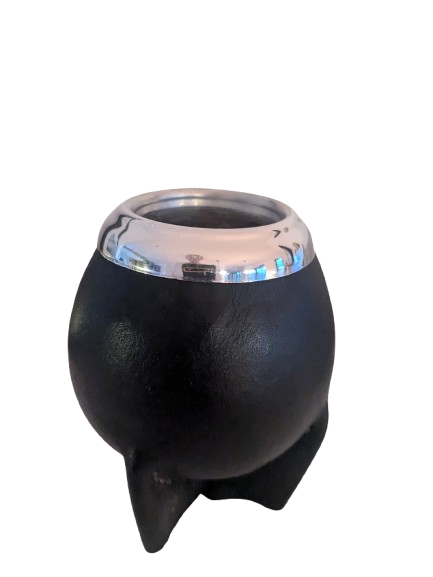 Mate de Calabaza Forrado en Cuero - Der Kleine Markt