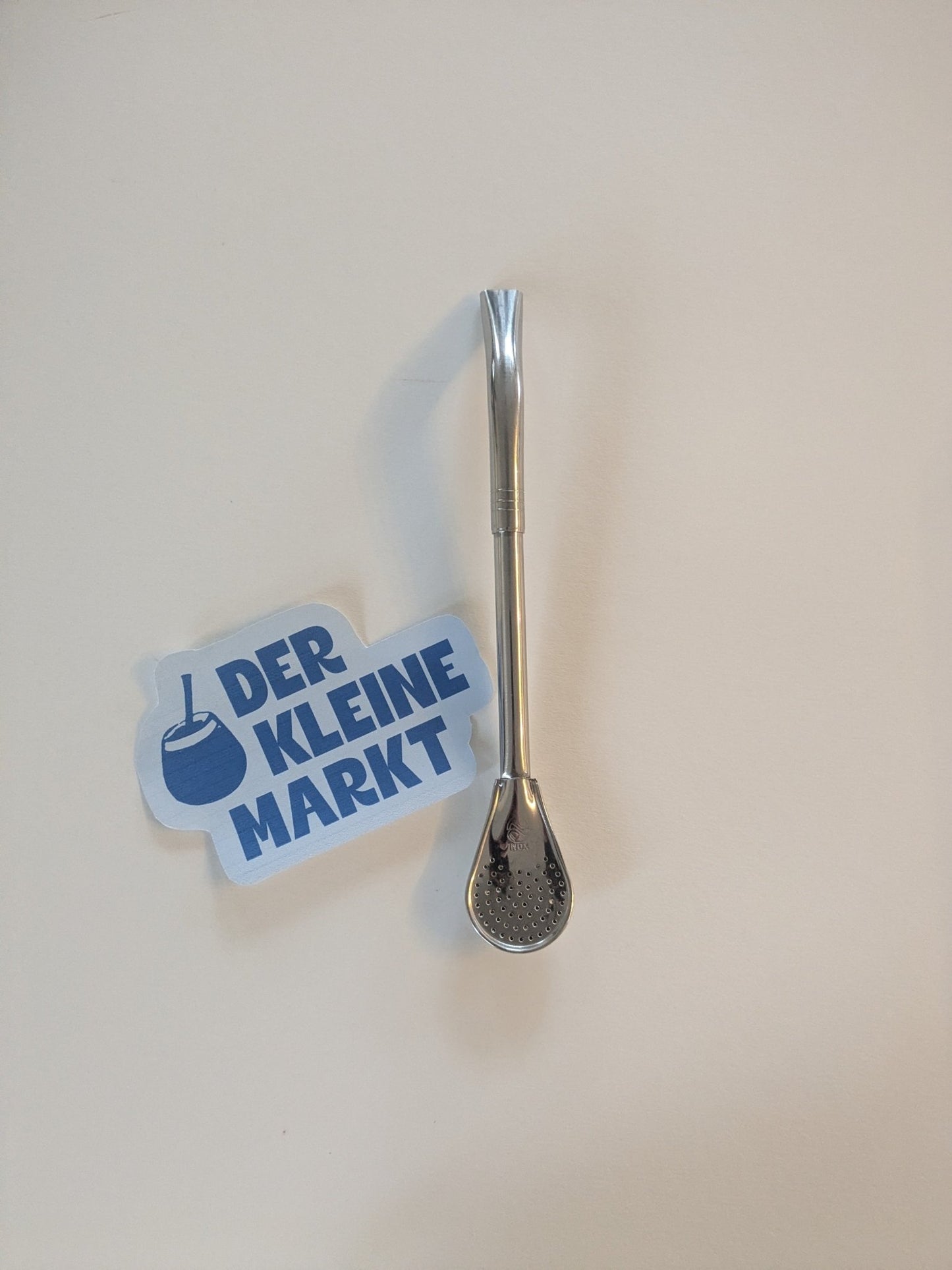 Bombilla de acero 19 cm - Der Kleine Markt