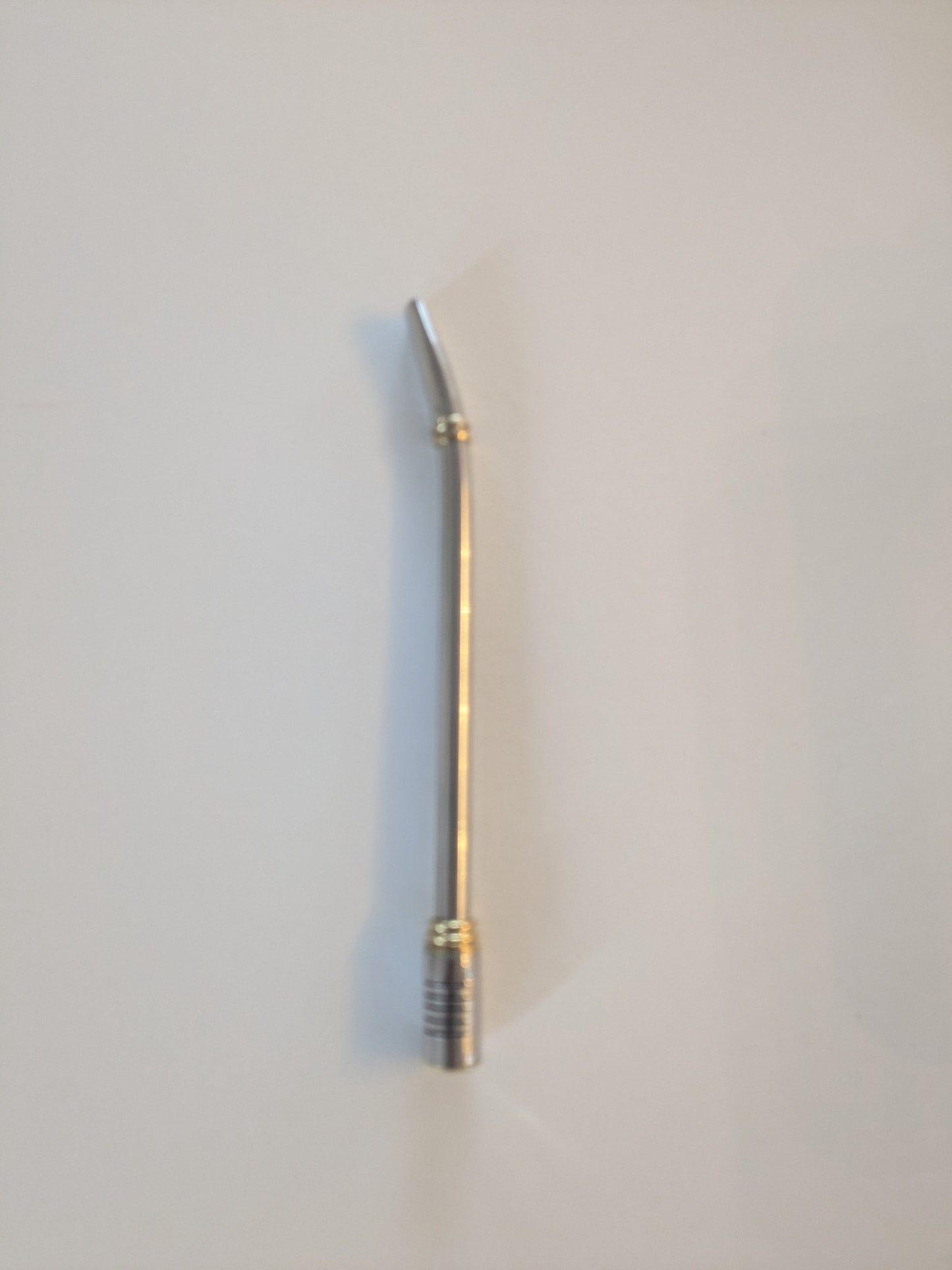 Bombilla Hexagonal acero inoxidable 14cm - Der Kleine Markt