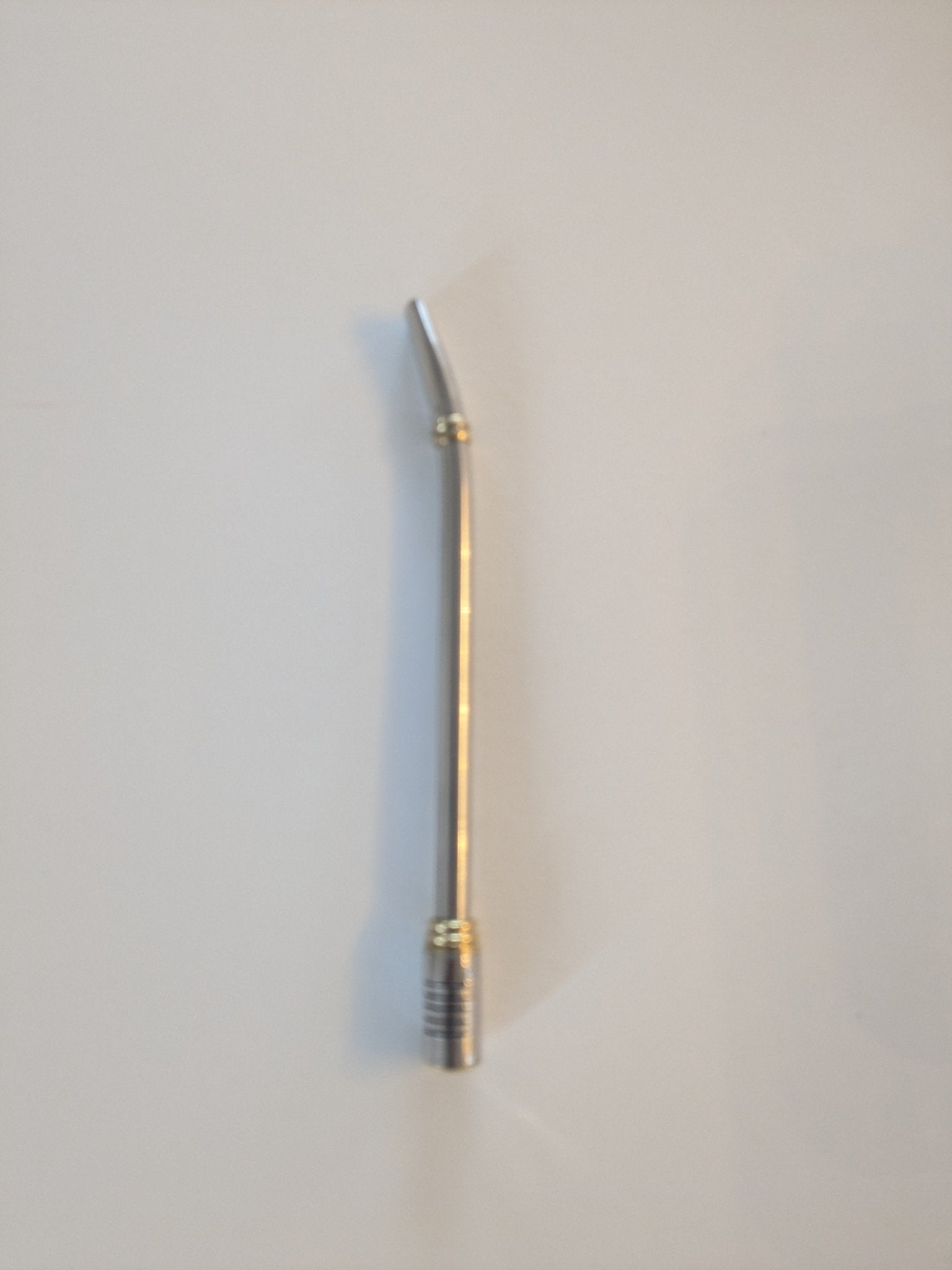 Bombilla Hexagonal acero inoxidable 14cm - Der Kleine Markt