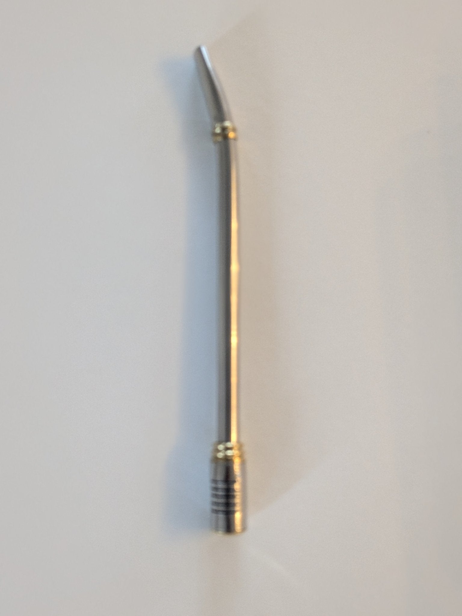 Bombilla Hexagonal acero inoxidable 14cm - Der Kleine Markt