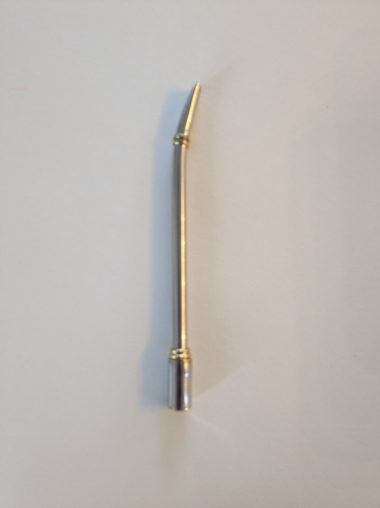 Bombilla Hexagonal acero inoxidable 14cm - Der Kleine Markt