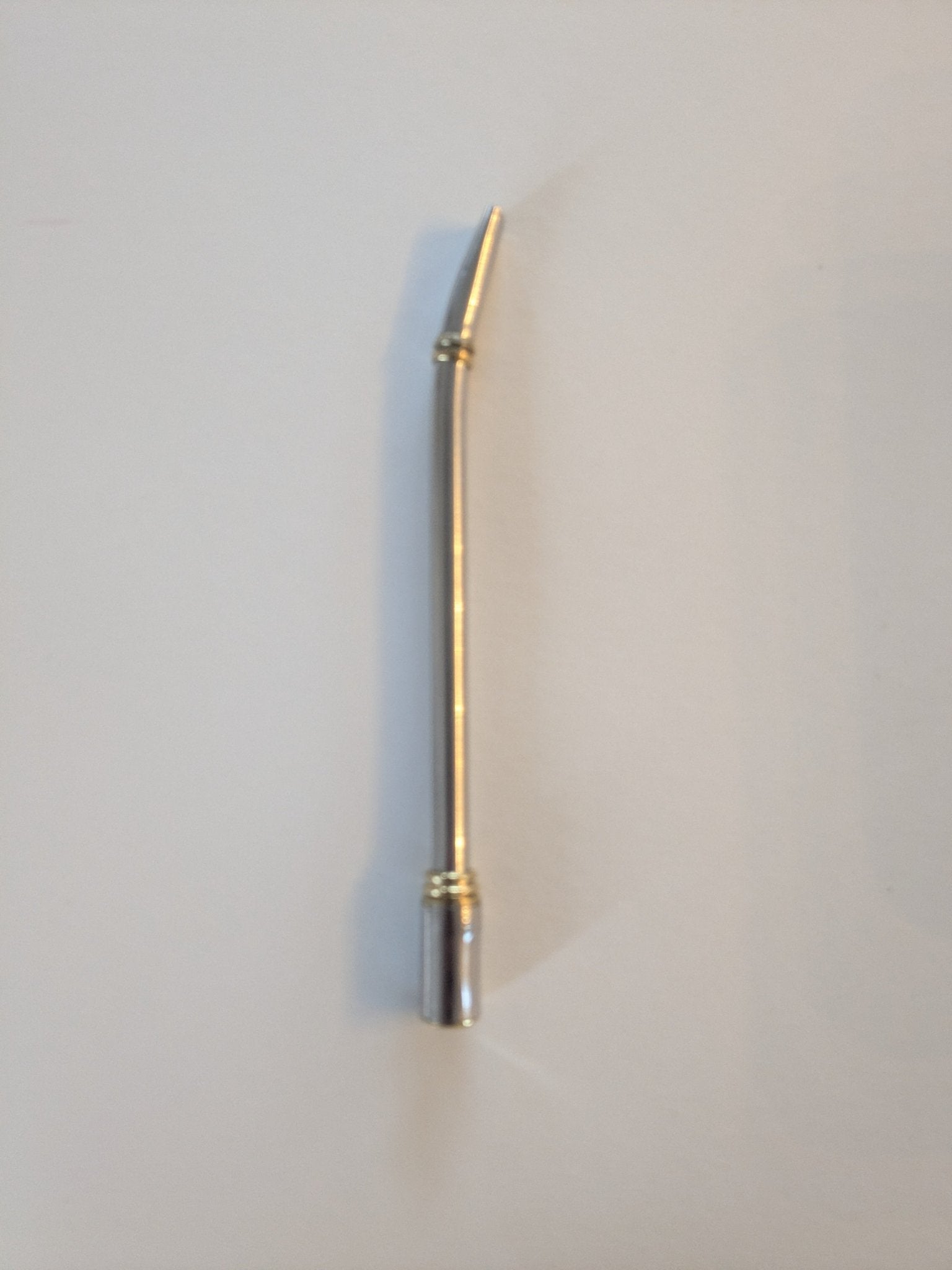 Bombilla Hexagonal acero inoxidable 14cm - Der Kleine Markt