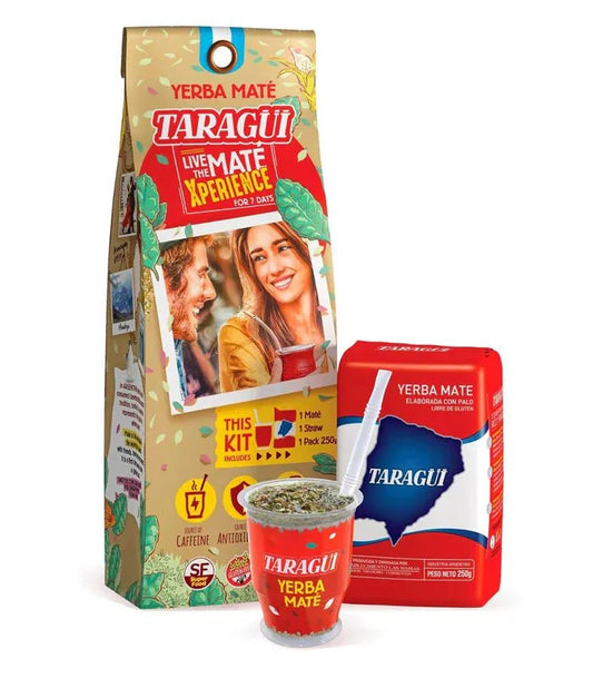 Taragui Mate XP - Yerba Mate KIT con 250g Taragüi - Der Kleine Markt